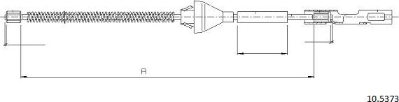 Cabor 10.5373 - Жило, ръчна спирачка vvparts.bg