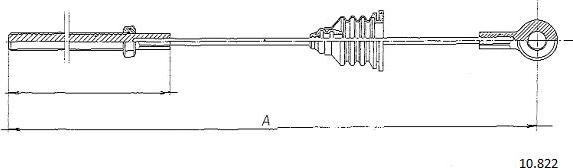 Cabor 10.822 - Жило, ръчна спирачка vvparts.bg