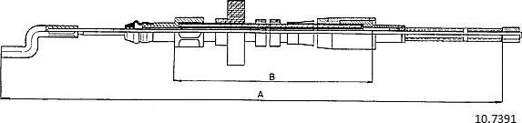 Cabor 10.7391 - Жило, ръчна спирачка vvparts.bg