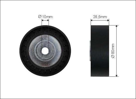 Caffaro 40-50 - Паразитна / водеща ролка, пистов ремък vvparts.bg