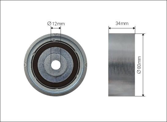 Caffaro 402-99 - Паразитна / водеща ролка, зъбен ремък vvparts.bg