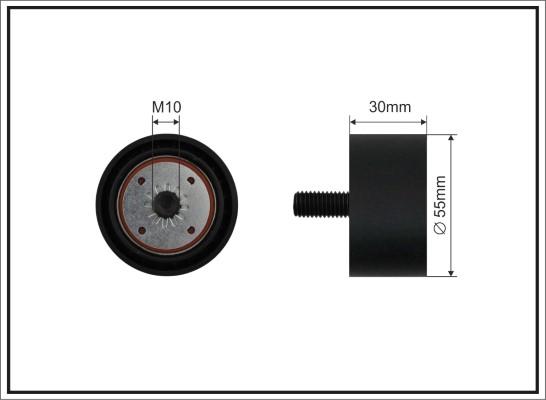 Caffaro 500665 - Паразитна / водеща ролка, пистов ремък vvparts.bg