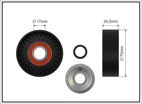 Caffaro 500667 - Паразитна / водеща ролка, пистов ремък vvparts.bg