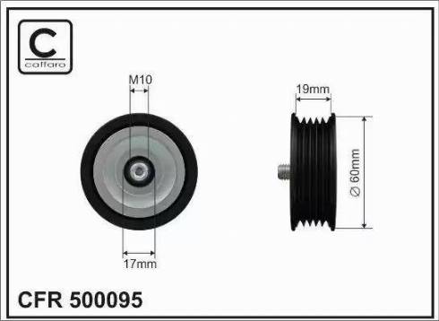 Automega 210152810 - Паразитна / водеща ролка, пистов ремък vvparts.bg