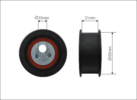 Caffaro 500137 - Обтяжна ролка, ангренаж vvparts.bg