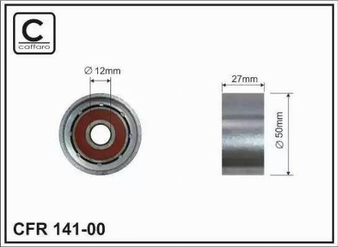 Caffaro 141-00 - Паразитна / водеща ролка, зъбен ремък vvparts.bg