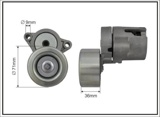 Caffaro 142800SP - Ремъчен обтегач, пистов ремък vvparts.bg