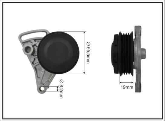 Caffaro 108325SP - Ремъчен обтегач, пистов ремък vvparts.bg