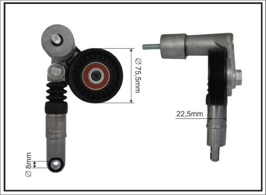 Caffaro 108222SP - Ремъчен обтегач, пистов ремък vvparts.bg