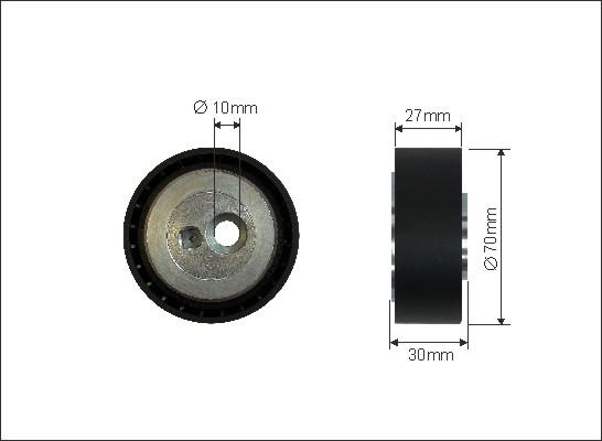 Caffaro 354-122 - Паразитна / водеща ролка, пистов ремък vvparts.bg