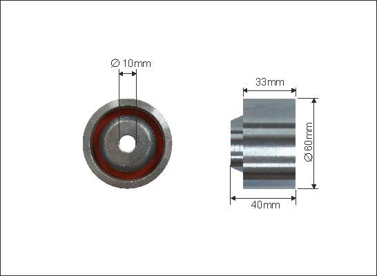 Caffaro 373-131 - Паразитна / водеща ролка, зъбен ремък vvparts.bg