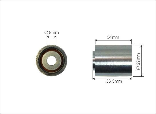 Caffaro 372-130 - Паразитна / водеща ролка, зъбен ремък vvparts.bg