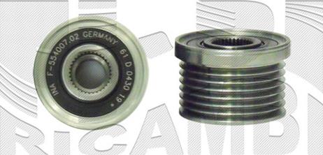 Caliber 87920 - Ремъчна шайба, генератор vvparts.bg