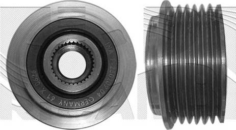 Caliber 20661 - Ремъчна шайба, генератор vvparts.bg