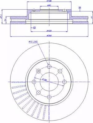 CAR 142.991 - Спирачен диск vvparts.bg