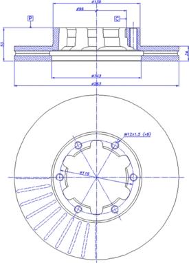 CAR 142.998 - Спирачен диск vvparts.bg