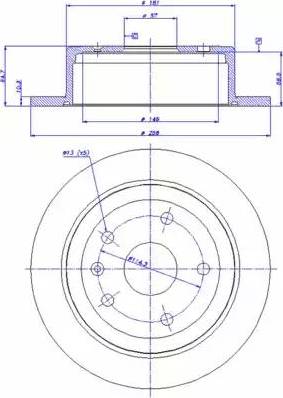 CAR 142.993 - Спирачен диск vvparts.bg