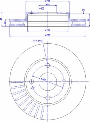 CAR 142.958 - Спирачен диск vvparts.bg