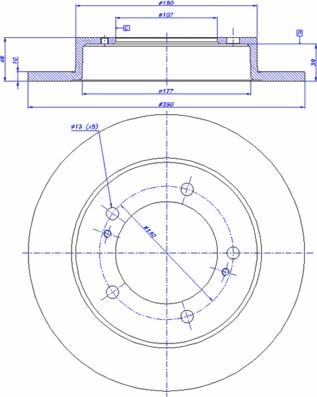 CAR 142.952 - Спирачен диск vvparts.bg