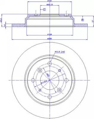 CAR 142.989 - Спирачен диск vvparts.bg