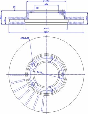 CAR 142.935 - Спирачен диск vvparts.bg