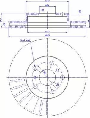 CAR 142.974 - Спирачен диск vvparts.bg