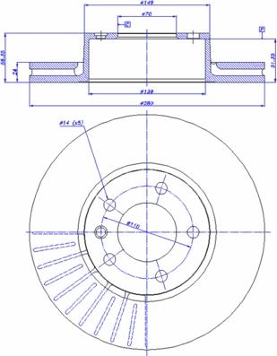 CAR 142.498 - Спирачен диск vvparts.bg