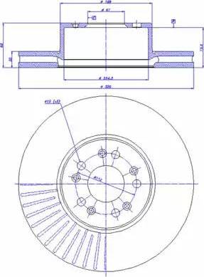 CAR 142.441 - Спирачен диск vvparts.bg