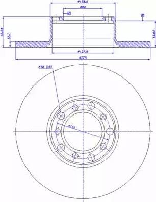 CAR 142.450 - Спирачен диск vvparts.bg