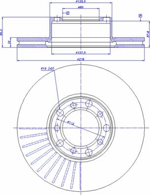 CAR 142.461 - Спирачен диск vvparts.bg