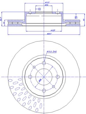 CAR 142.418 - Спирачен диск vvparts.bg