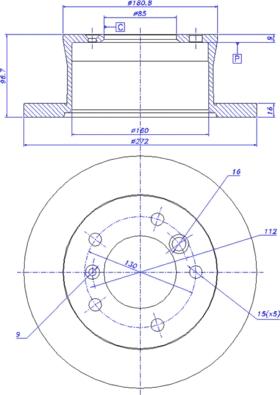 CAR 142.433 - Спирачен диск vvparts.bg