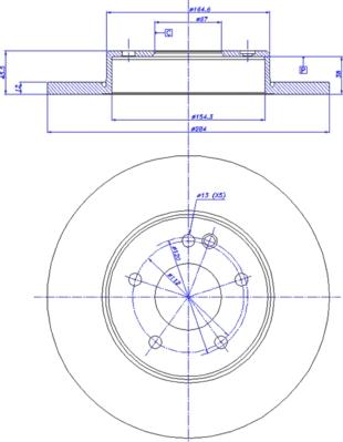 CAR 142.470 - Спирачен диск vvparts.bg