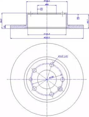 CAR 142.596 - Спирачен диск vvparts.bg