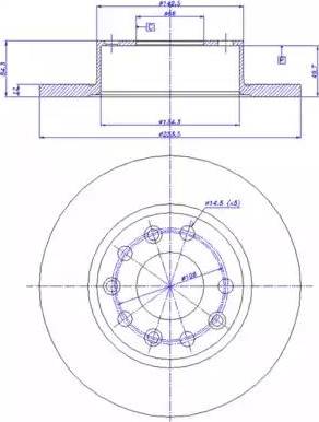 CAR 142.597 - Спирачен диск vvparts.bg