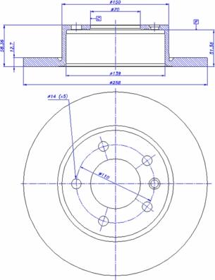 CAR 142.506 - Спирачен диск vvparts.bg