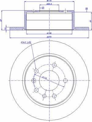 CAR 142.507 - Спирачен диск vvparts.bg