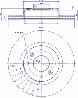 CAR 142.577 - Спирачен диск vvparts.bg