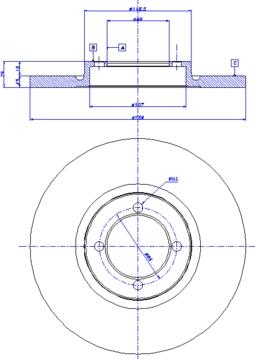 CAR 142.651 - Спирачен диск vvparts.bg