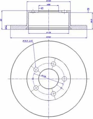 CAR 142.652 - Спирачен диск vvparts.bg