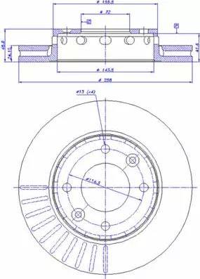 CAR 142.685 - Спирачен диск vvparts.bg