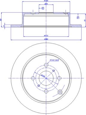 CAR 142.679 - Спирачен диск vvparts.bg