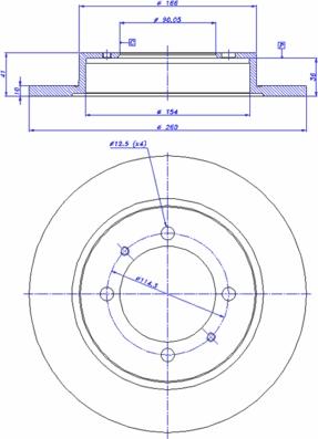 CAR 142.673 - Спирачен диск vvparts.bg