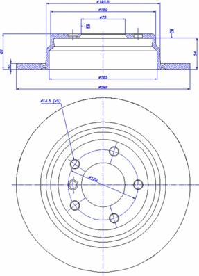 CAR 142.099 - Спирачен диск vvparts.bg