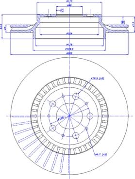 CAR 142.054 - Спирачен диск vvparts.bg