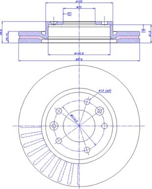 CAR 142.064 - Спирачен диск vvparts.bg