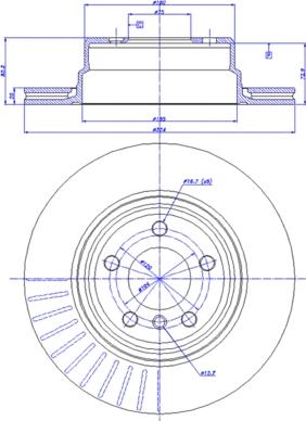 CAR 142.065 - Спирачен диск vvparts.bg