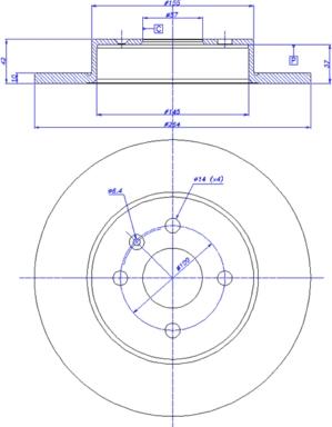 CAR 142.036 - Спирачен диск vvparts.bg