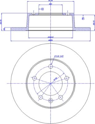 TRW DF4234 - Спирачен диск vvparts.bg