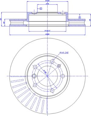 CAR 142.074 - Спирачен диск vvparts.bg